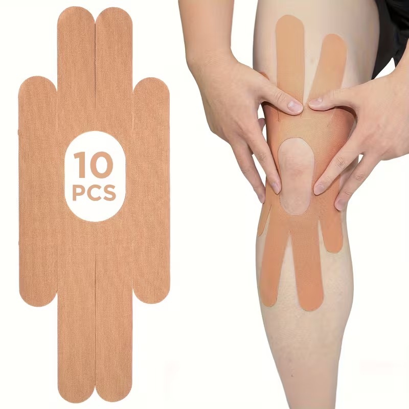 10-Piece Pre-Cut Kinesiology Tape Set