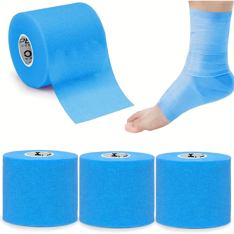 Pre Wrap Tape 4-Roll Athletic Foam Underwrap Set